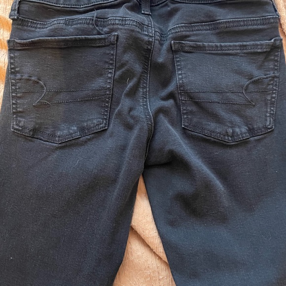 low rise black ae jeans - Picture 3 of 3